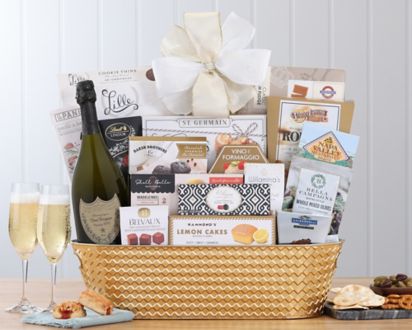 Dom Perignon Wine Gift Basketdom Basket