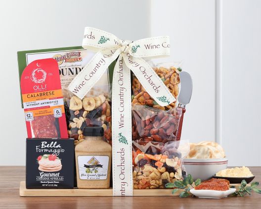 Item 858 - Meat, Cheese and Snack Mix Charcuterie Board FREE SHIPPING 40% Save Original Price is $ 135