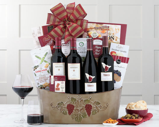 Suggestion - Napa and Sonoma Valley Red Wine Basket  Original Price is $495