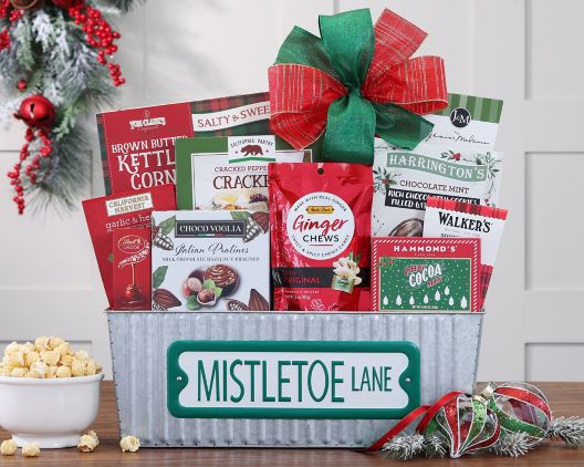 Item 895 - Mistletoe Lane Gift Basket FREE SHIPPING 2% Save Original Price is $ 99.95