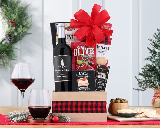 Item 905 - Robert Mondavi Cabernet Wine Basket FREE SHIPPING 45% Save Original Price is $ 145