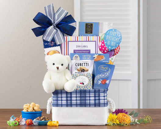 Suggestion - Bear Hugs - Happy Birthday Gift Basket 