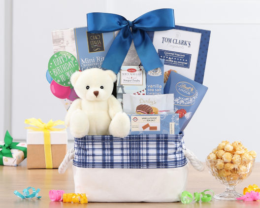 Bear Hugs - Happy Birthday Gift Basket at Wine Country Gift Baskets