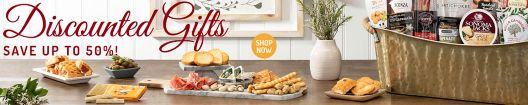 Discounted gifts - save up to 50%! banner link