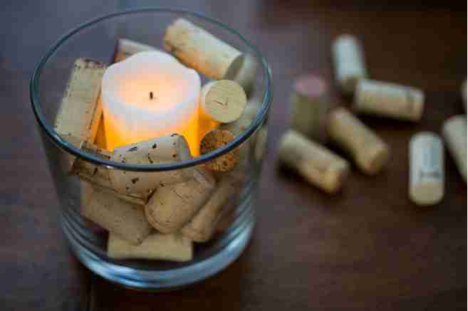  Wine Cork Candle Holders