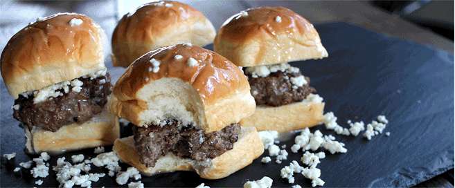 Beef and Bleu Cheese Sliders