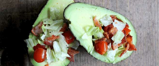 Paleo-Friendly BLT Avocados