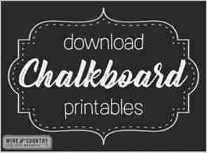 CHALKBOARD PRINTABLES.PDF