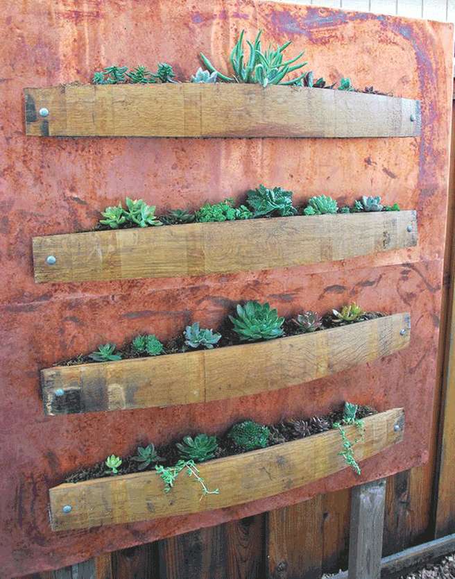 Vertical Succulent Garden