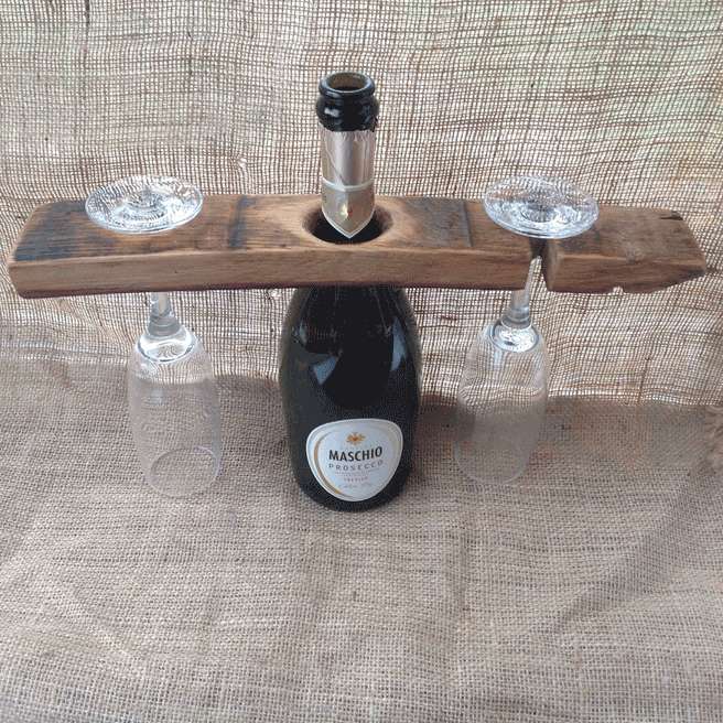 Bottle & Glass Caddy