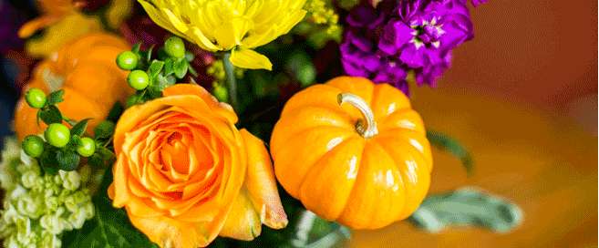 5 Ways to Use Pumpkins in your Fall Flower Arrangements Inside