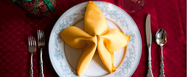 Spruce Up Your Dinner Table with Impressive Napkin Folding