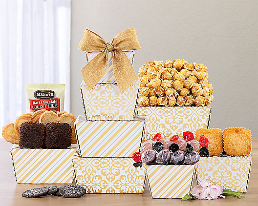 Gift Towers at Wine Country Gift Baskets