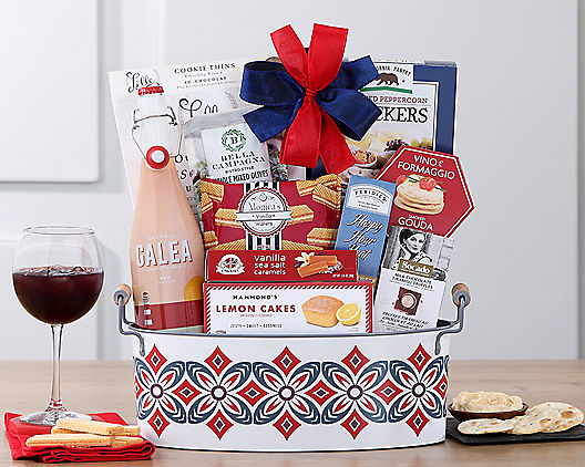 Mediterranean Sparkling wine Collection Gift Basket