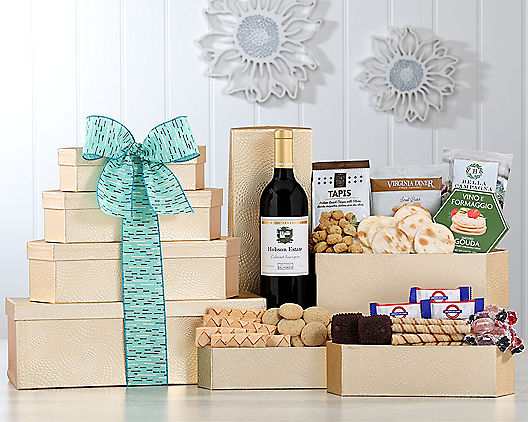 Gourmet Wine & Pasta Gift Set – wine gift baskets – US delivery