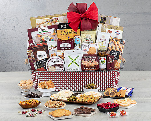 Gourmet Food Basket - Savory with Fruit