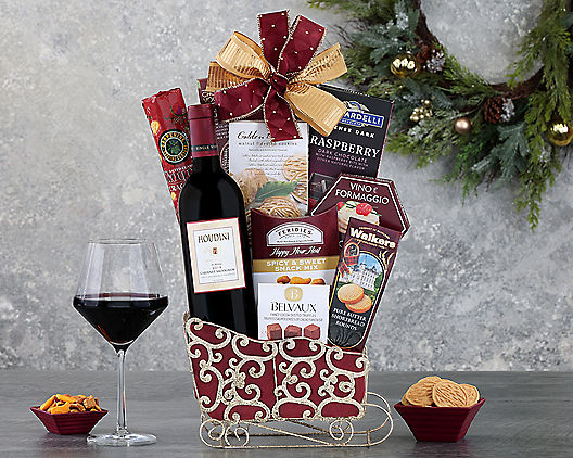 California Sierra Grandeur Wine Gift Basket –