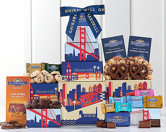 Ghirardelli Chocolate Gift Baskets at Wine Country Gift Baskets