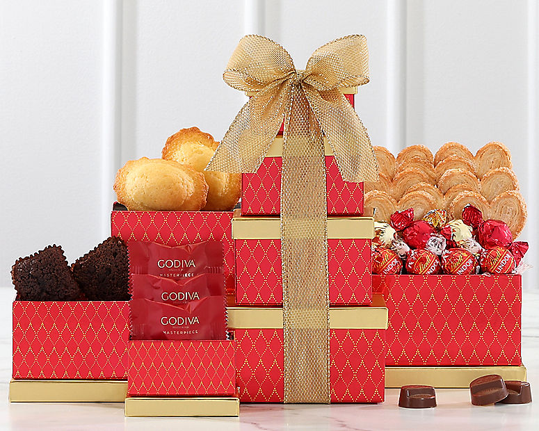 Bakery, Chocolate and Truffle Tower at Wine Country Gift Baskets