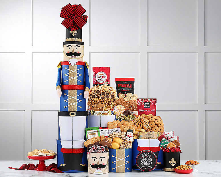 3 Foot Nutcracker Gift Tower at Wine Country Gift Baskets