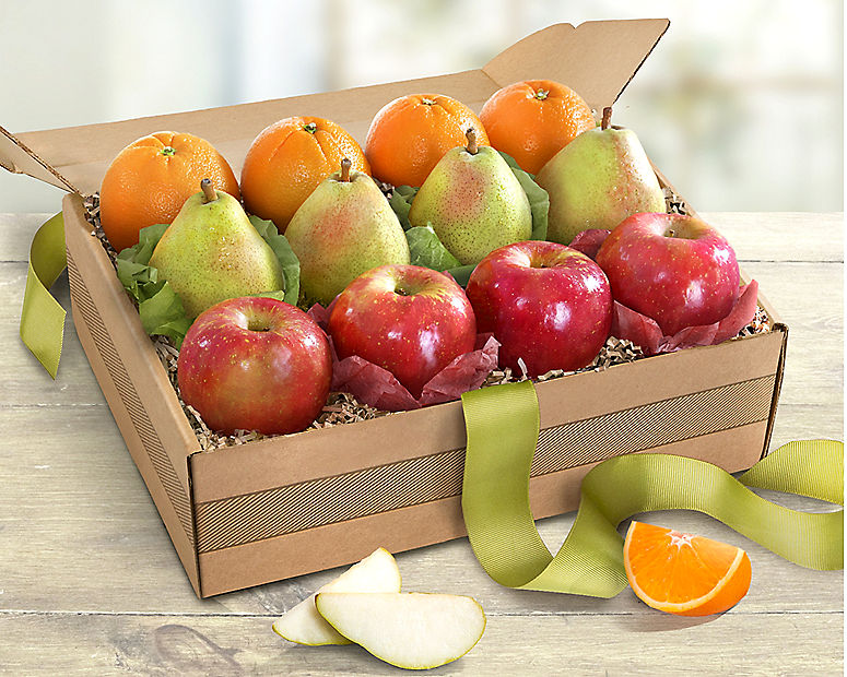 Organic Fruit Trio at Wine Country Gift Baskets