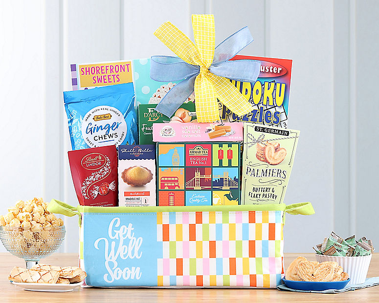 Gift Baskets Get Well Gift For Boy GET WELL SOON Gift Basket For