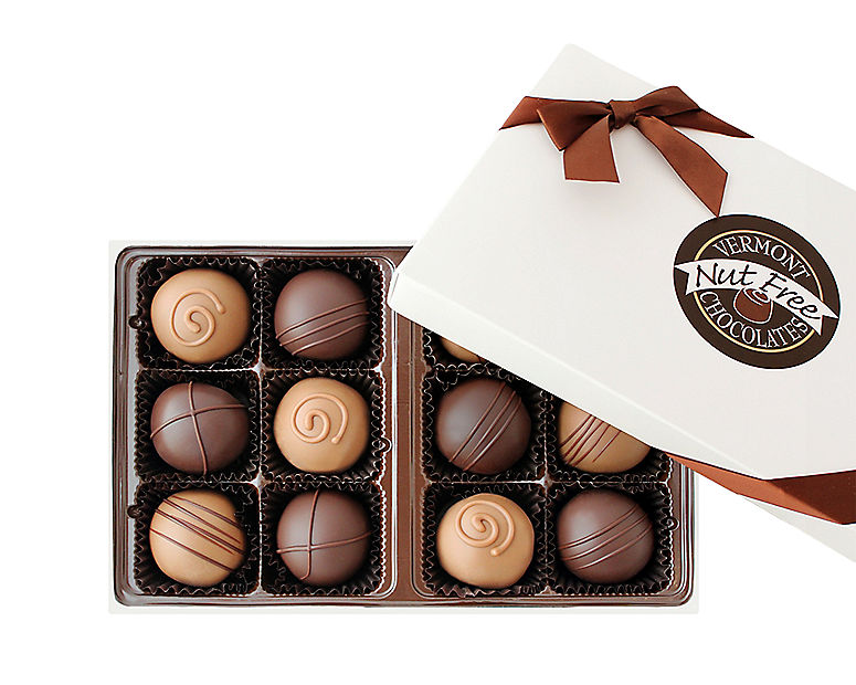 Truffle Assortment (12pc) - Nut Free at Wine Country Gift Baskets