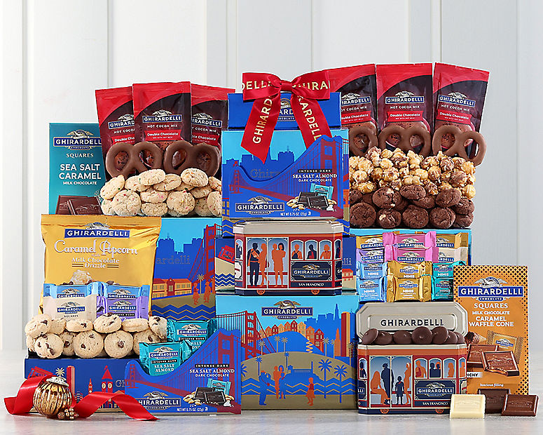 Ultimate Ghirardelli Tower at Wine Country Gift Baskets