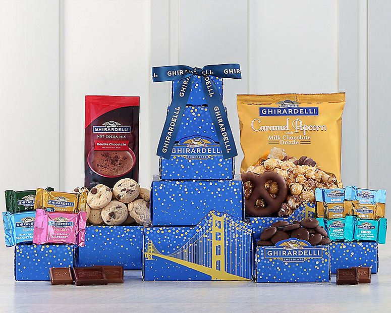 Ghirardelli Tower - Ship To Canada at Wine Country Gift Baskets