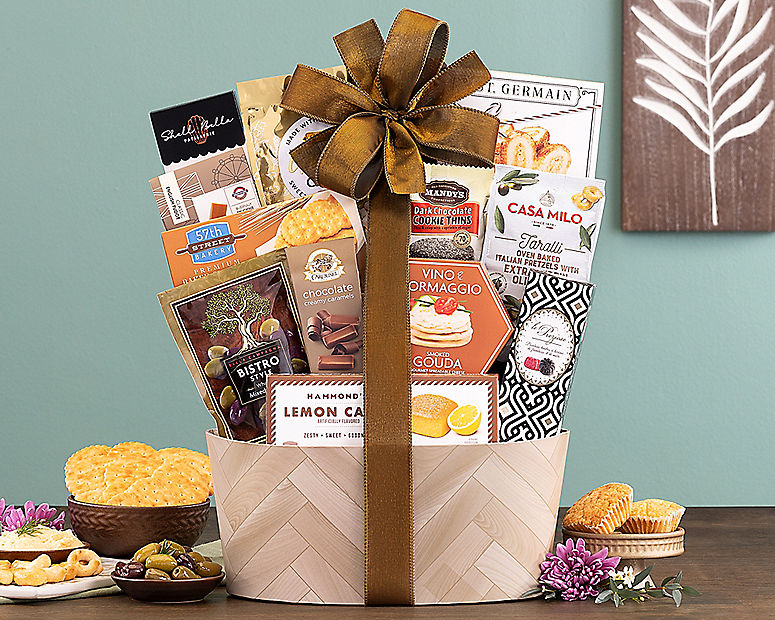 Sweet and Savory Collection Gift Basket at Wine Country Gift Baskets