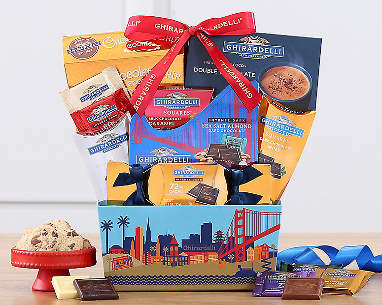 Ghirardelli Chocolate Collection Gift Basket Wine Country Gift Baskets